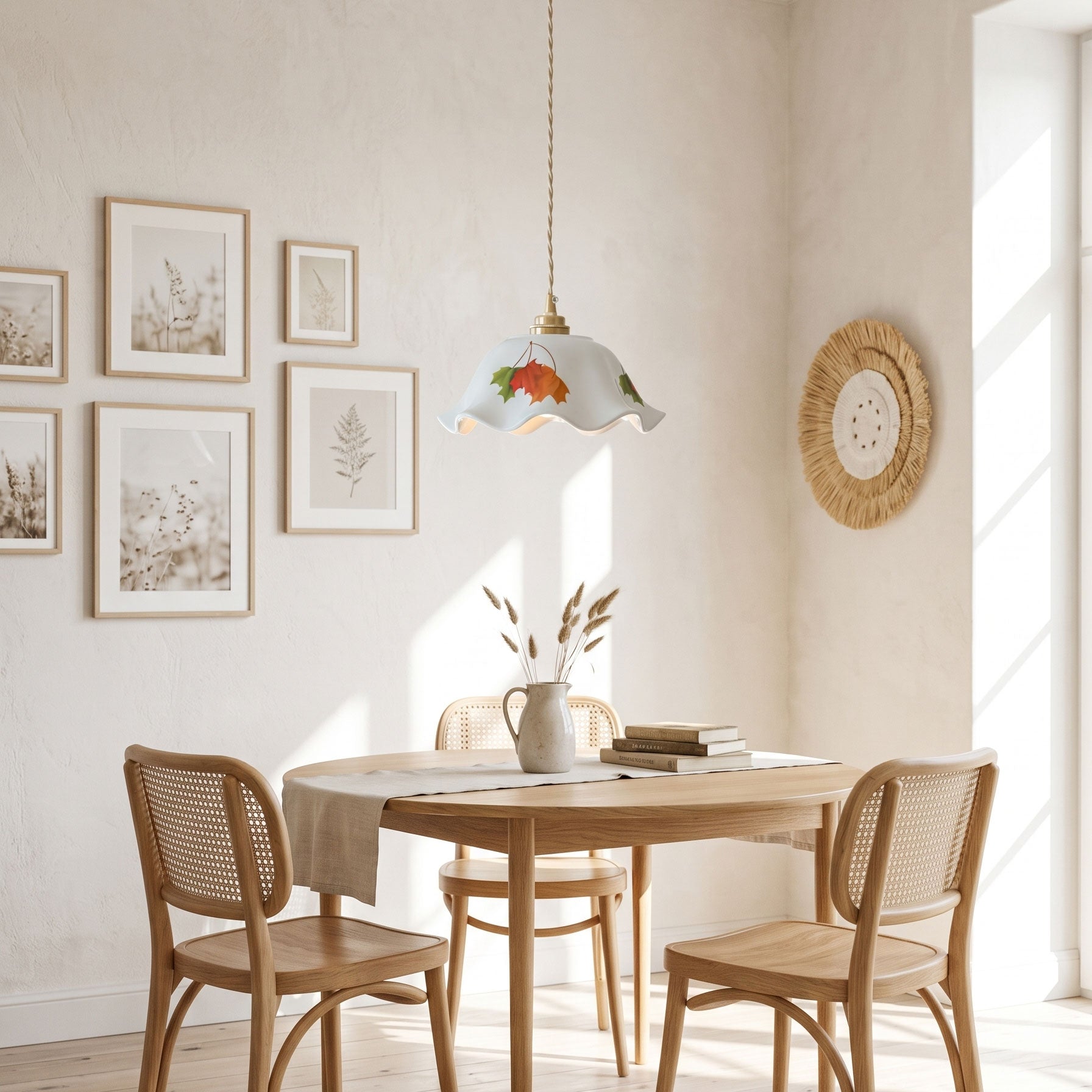 Fiona Hand-Painted Pendant Light