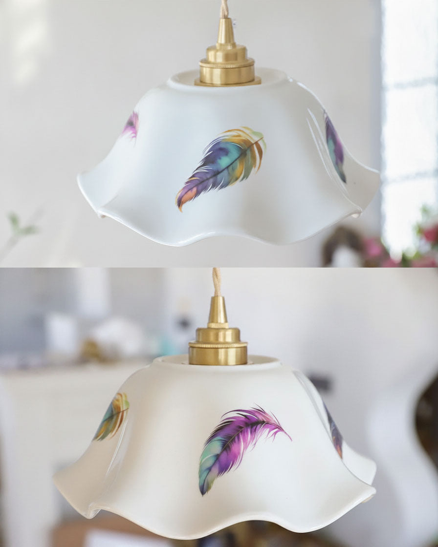 Fiona Hand-Painted Pendant Light
