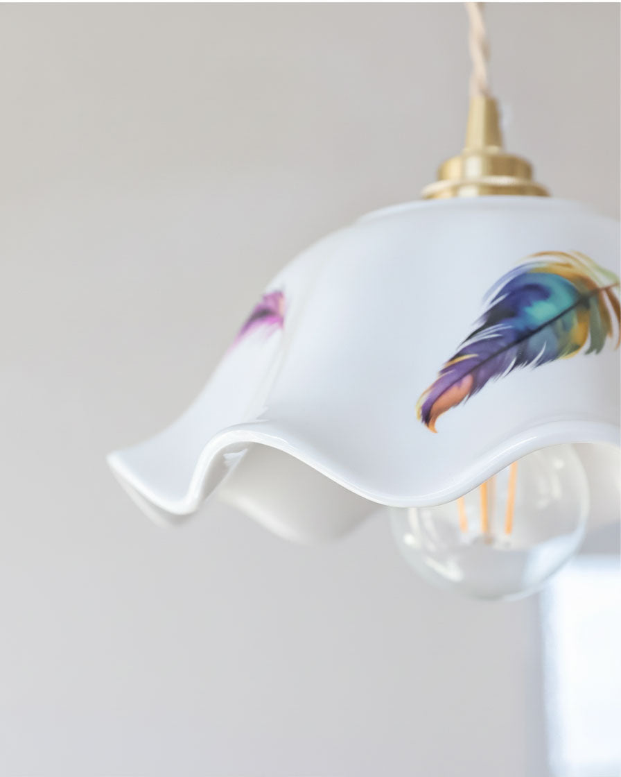 Fiona Hand-Painted Pendant Light