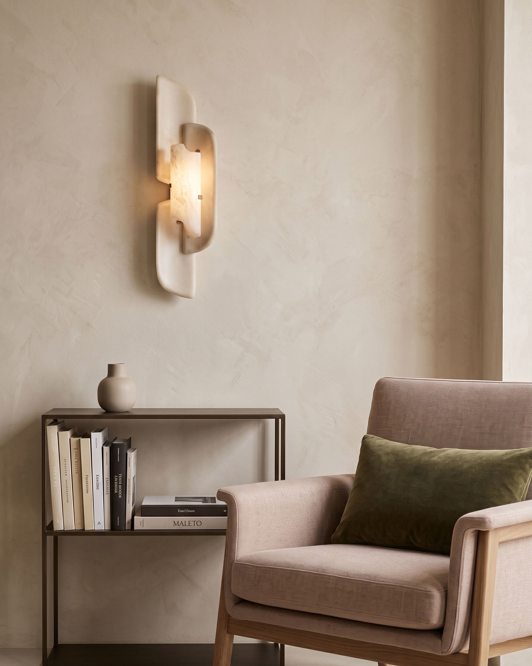 Garrick Alabaster Wall Sconce