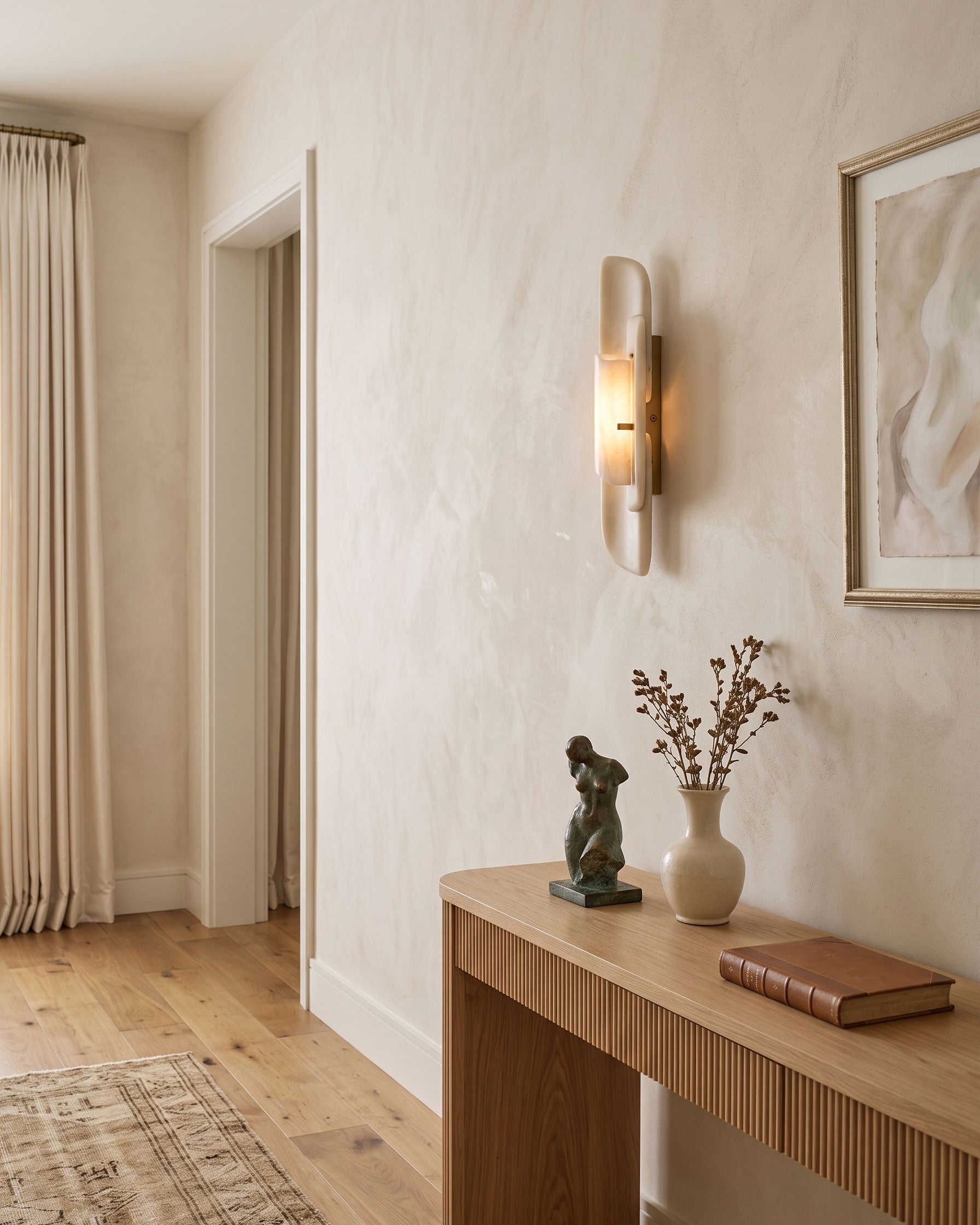Garrick Alabaster Wall Sconce