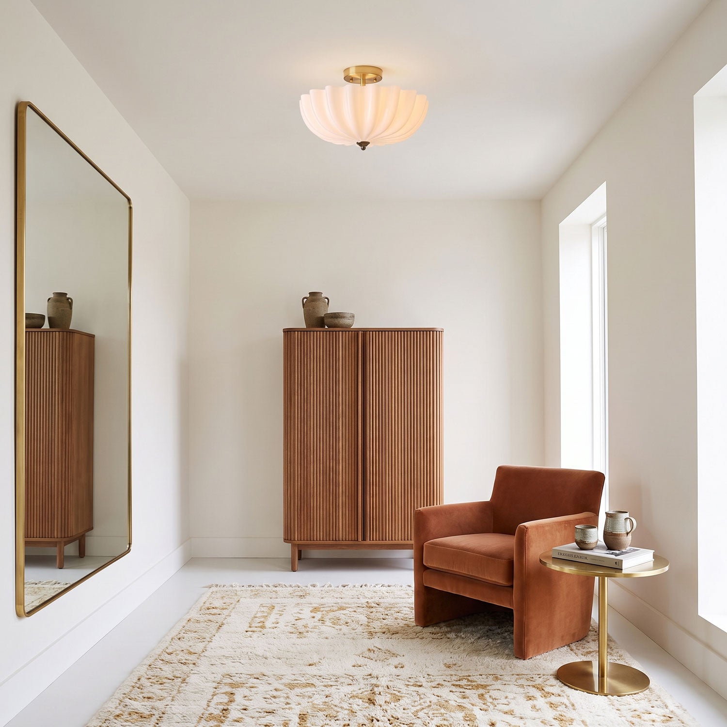 Rayonshine Linnea Scalloped Flush Mount — Detail View 9