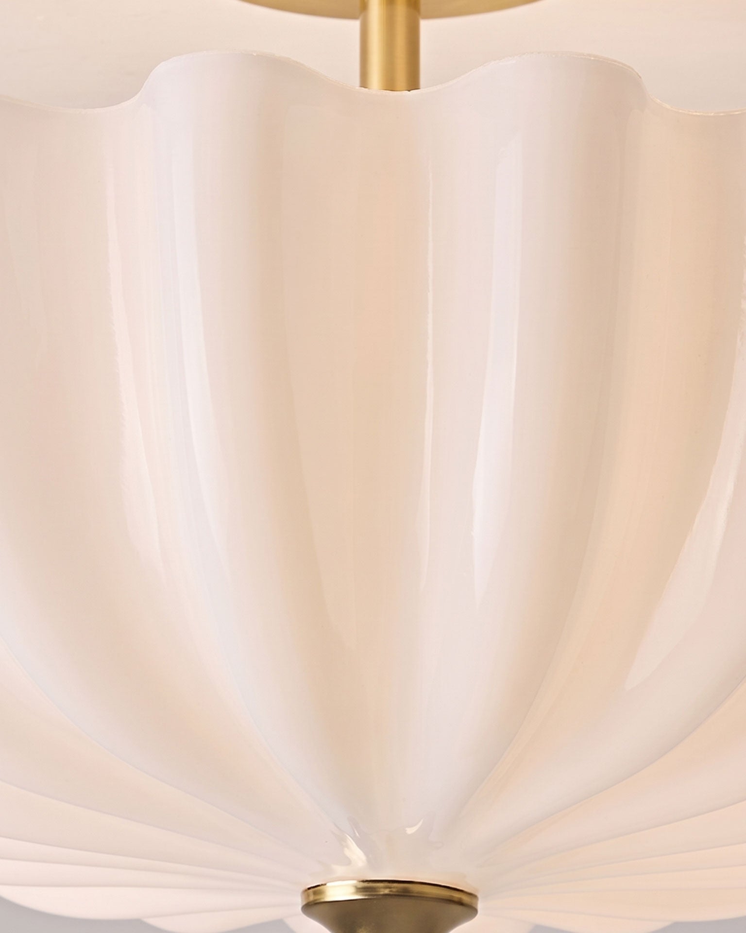 Linnea Scalloped Flush Mount