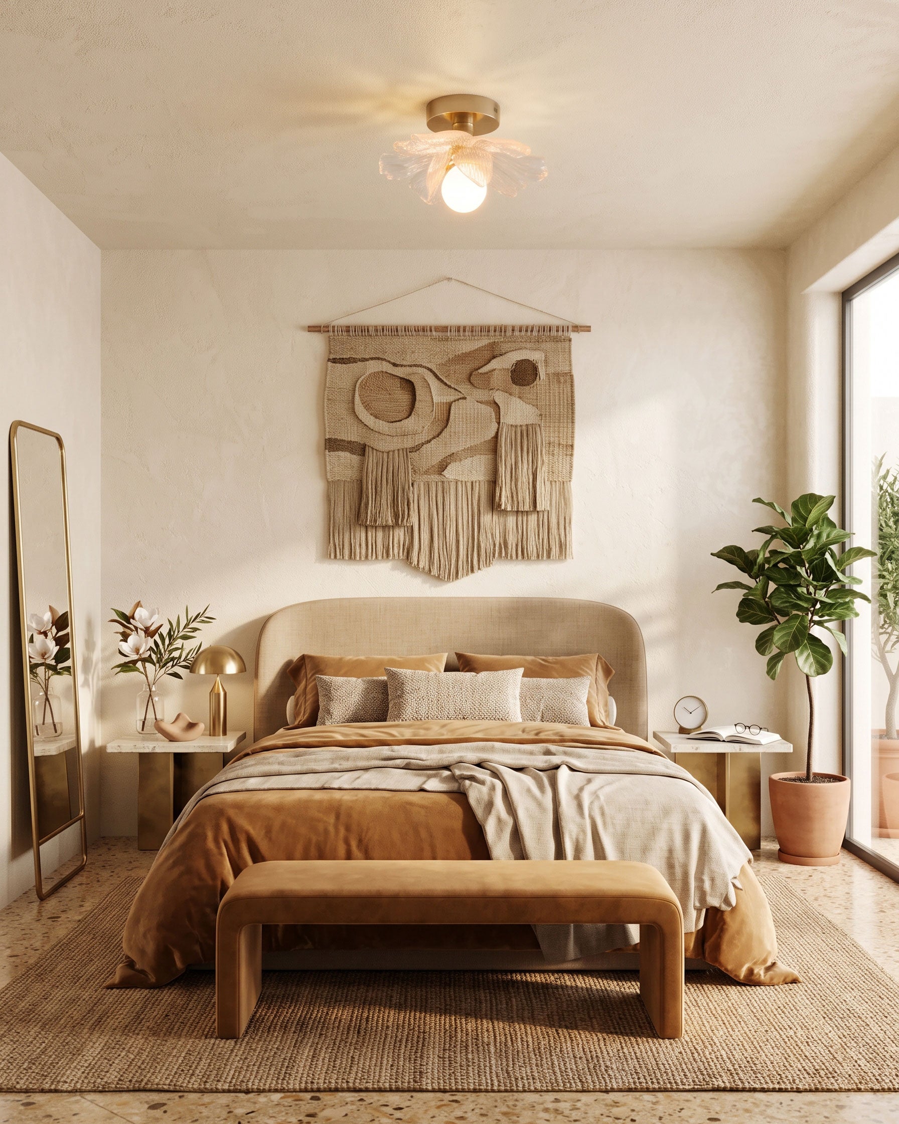 Genevieve Blossom Flush Mount