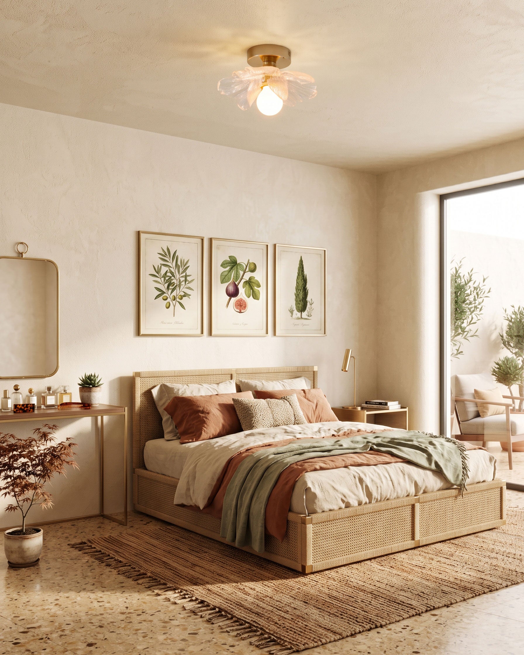 Genevieve Blossom Flush Mount