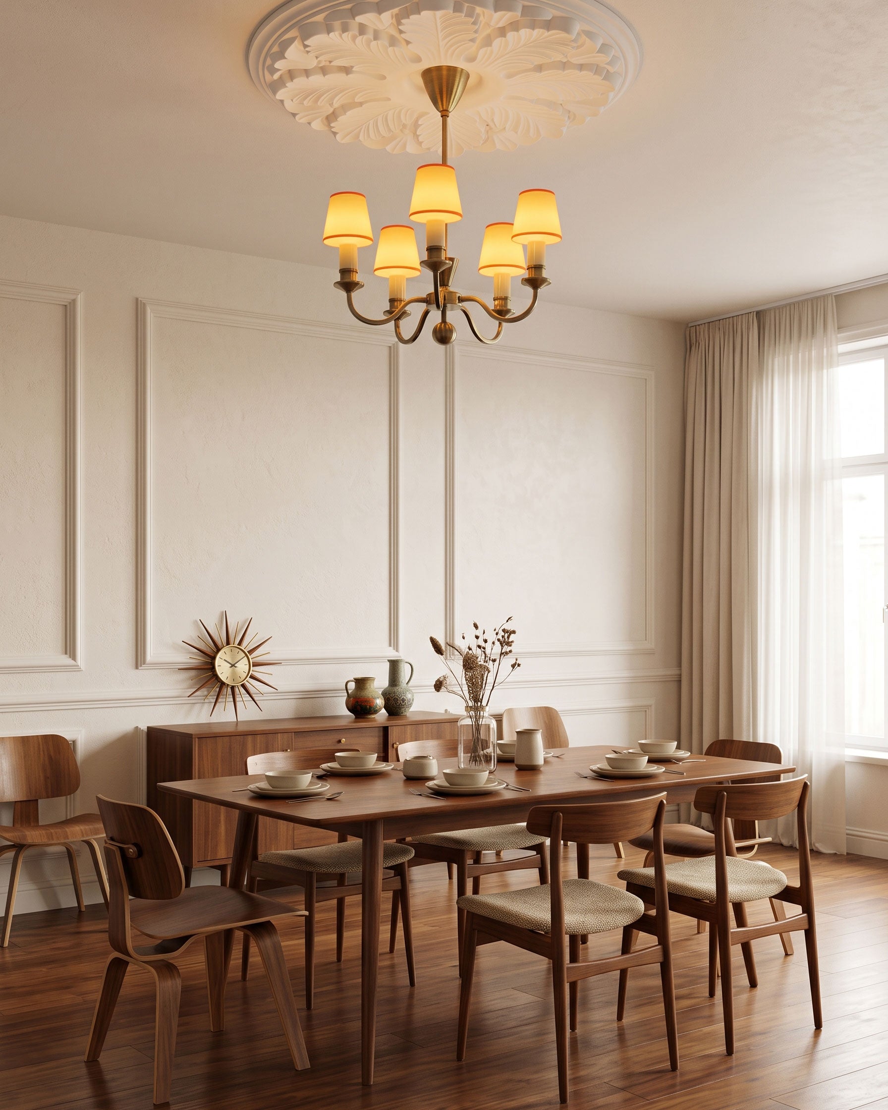 Gentry Opal Shade Chandelier