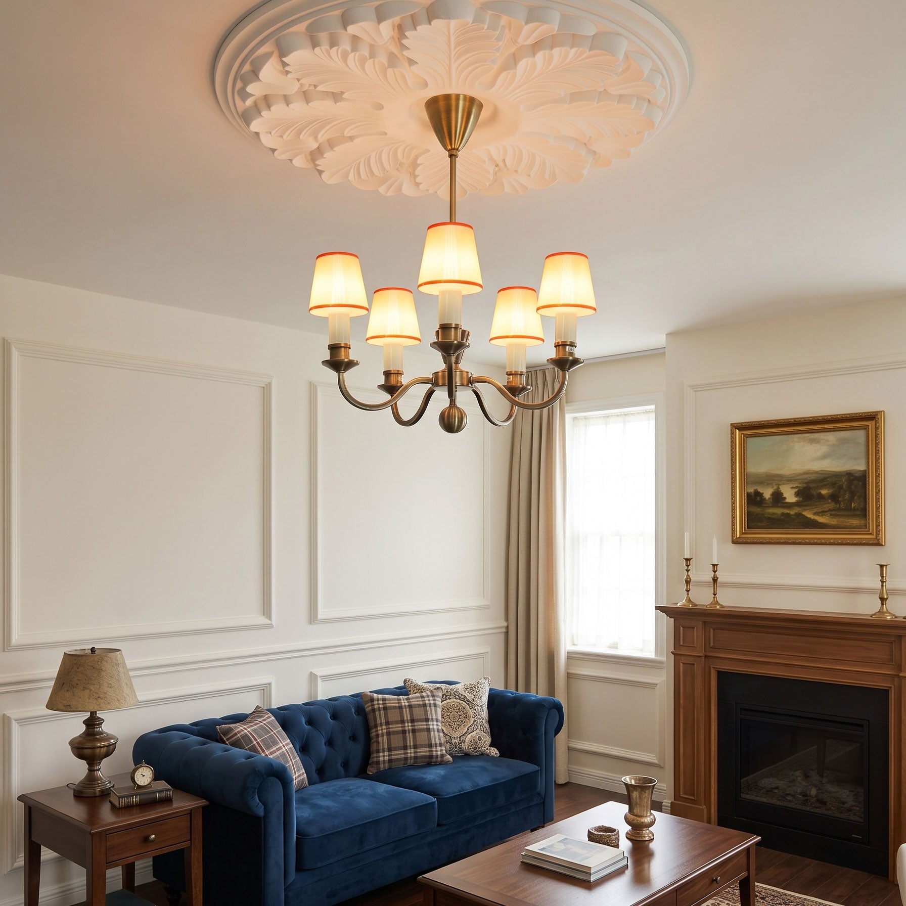 Gentry Opal Shade Chandelier