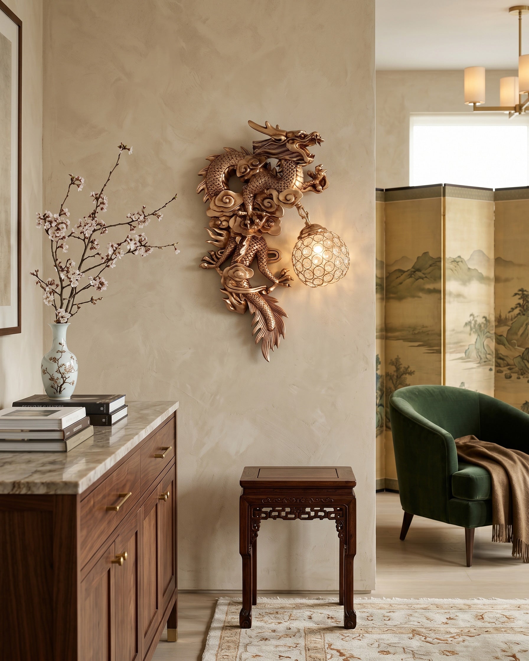 Gideon Mythical Wall Sconce