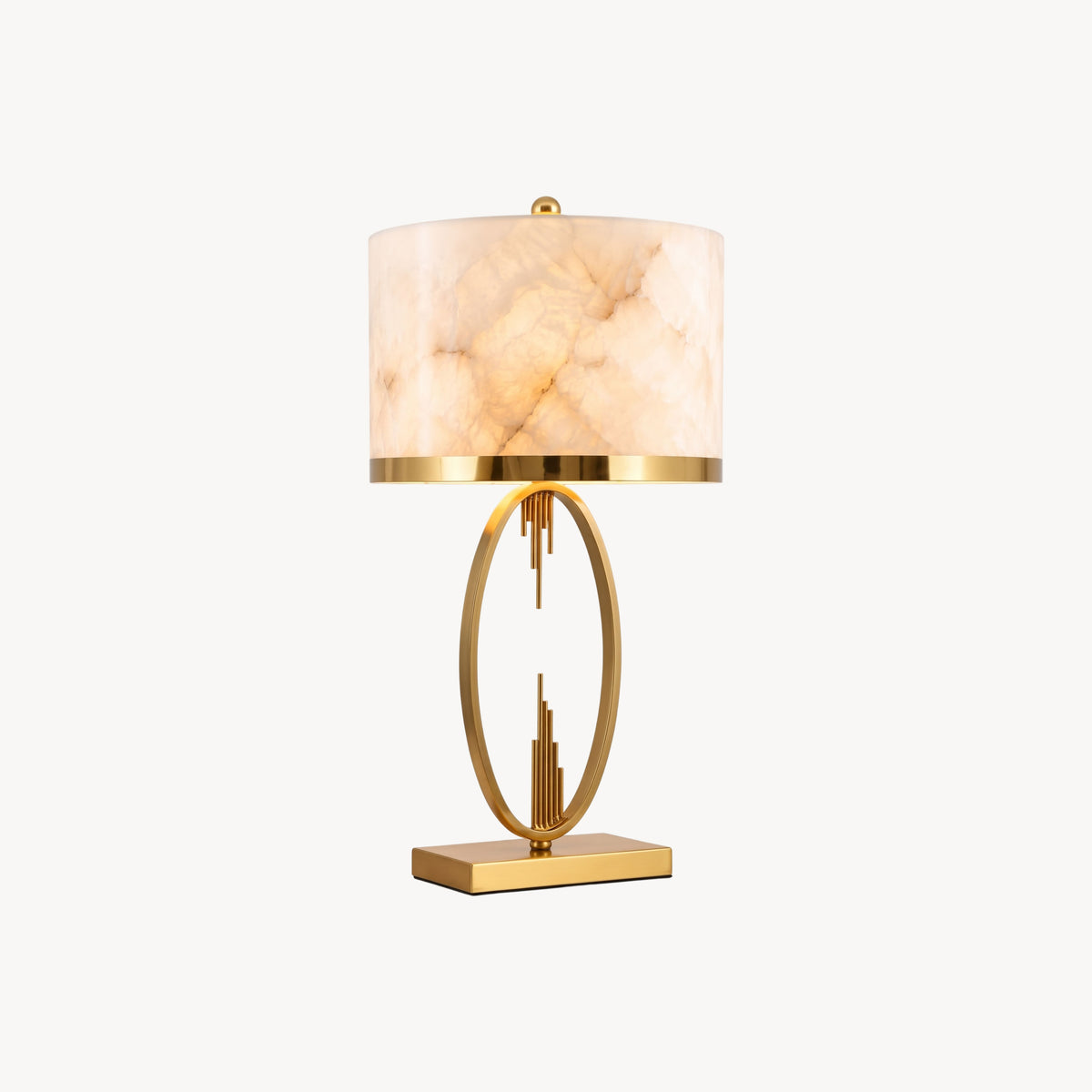 Gold Alabaster Table Lamp