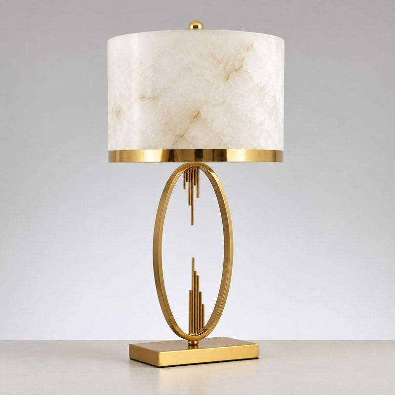 Gold Alabaster Table Lamp
