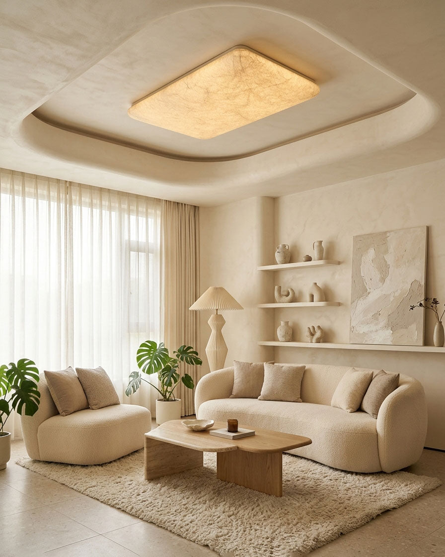 Greer Silk Flush Mount Ceiling Light