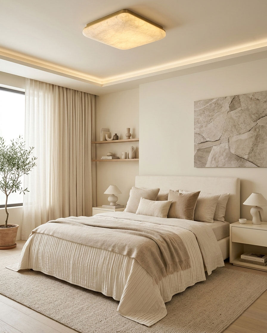 Greer Silk Flush Mount Ceiling Light