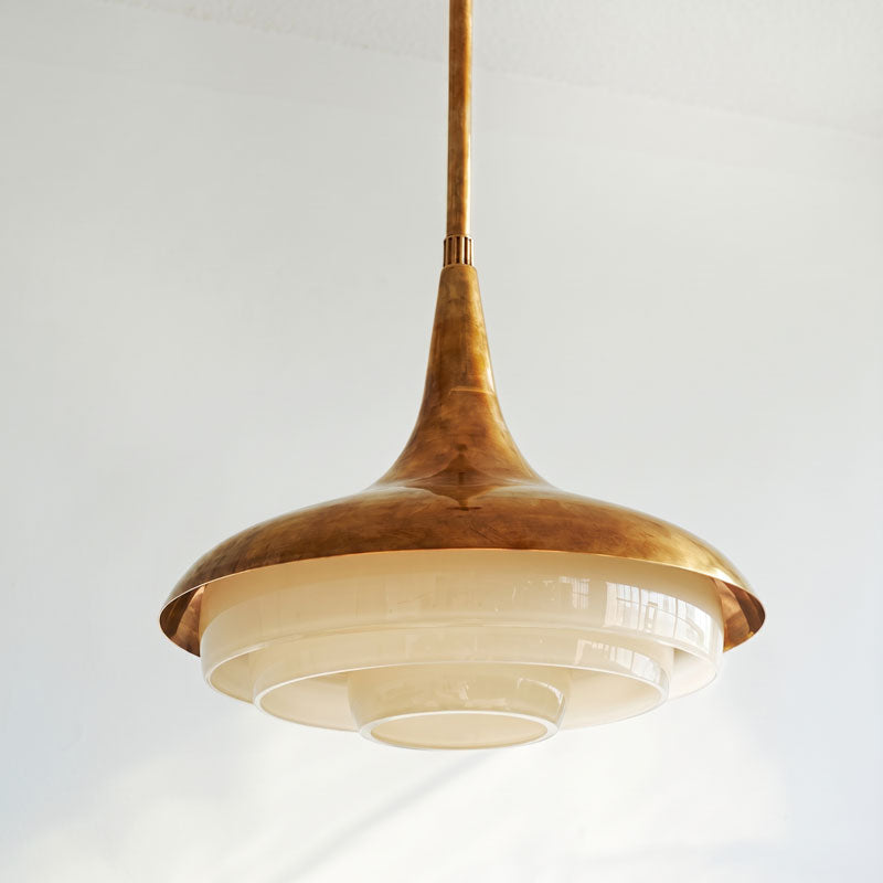Harlan Opal Tiered Pendant Light