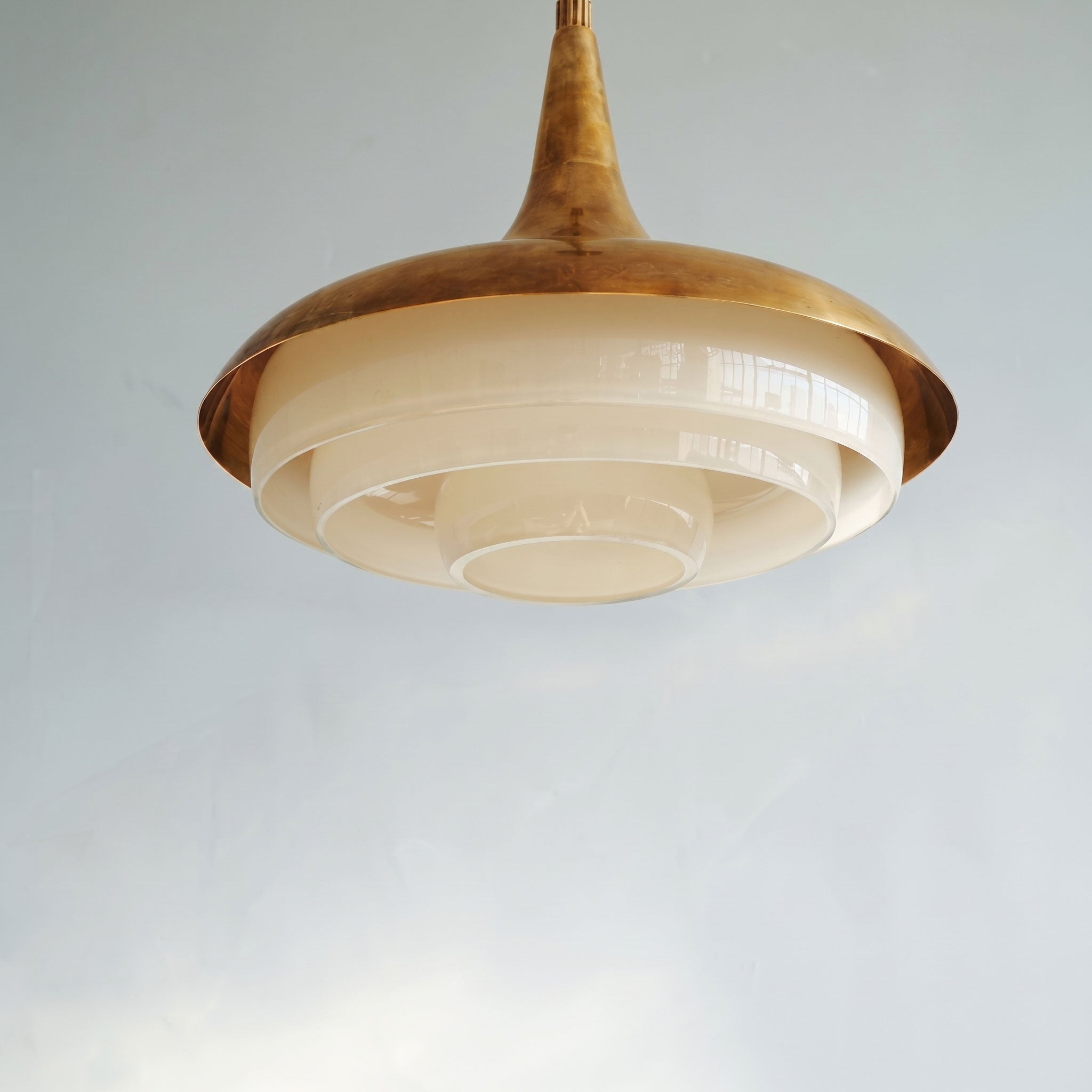 Harlan Opal Tiered Pendant Light