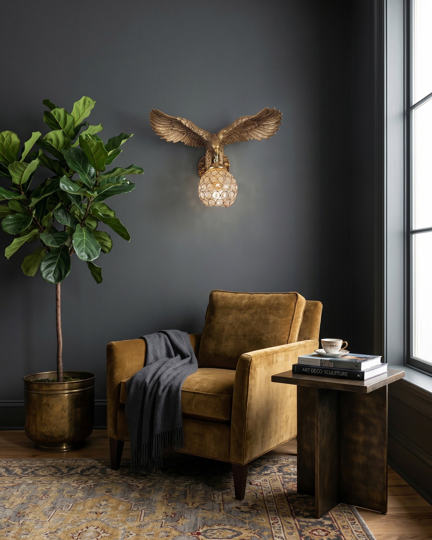 Harrison Eagle Wings Wall Sconce