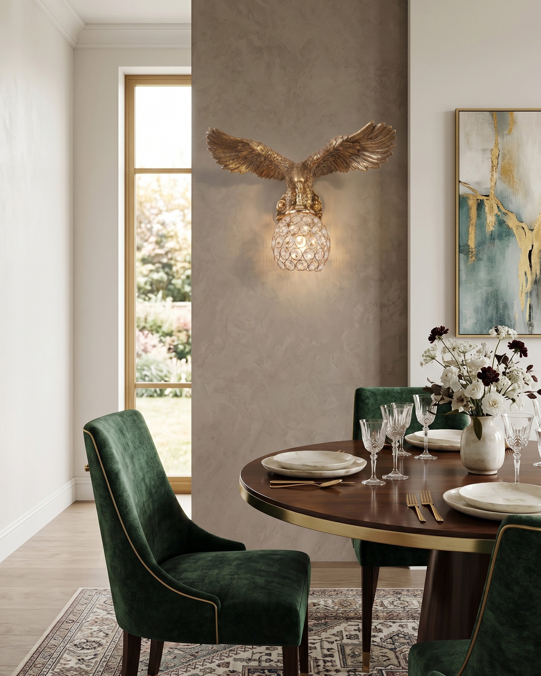 Harrison Eagle Wings Wall Sconce