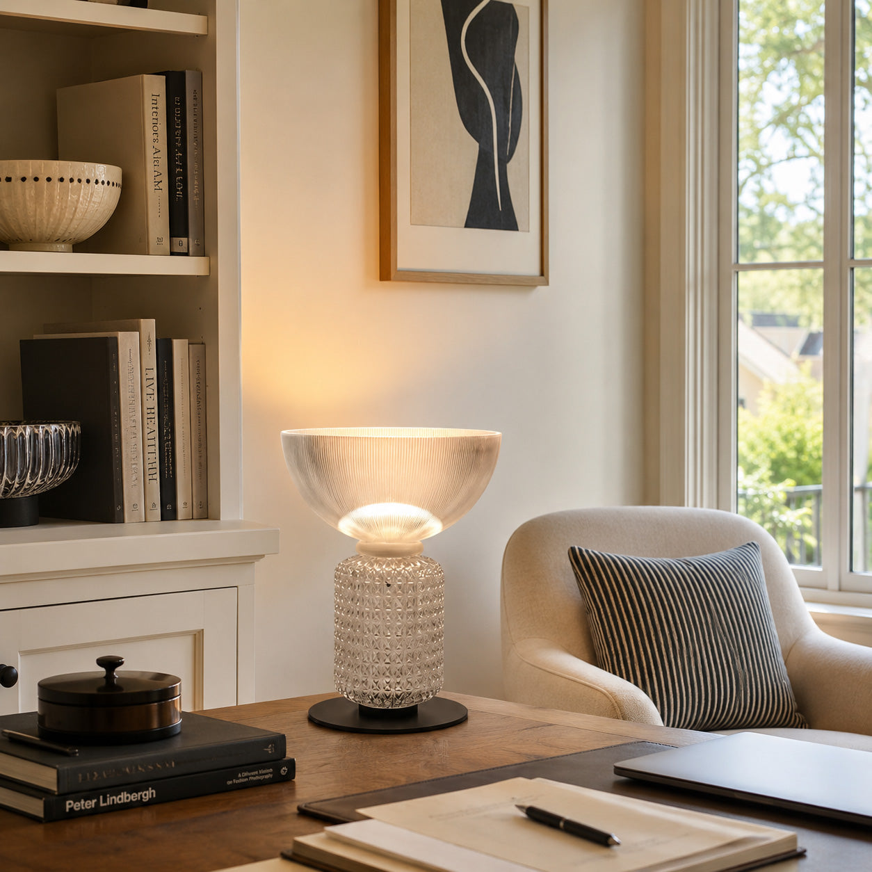 Hollis Textured Table Lamp