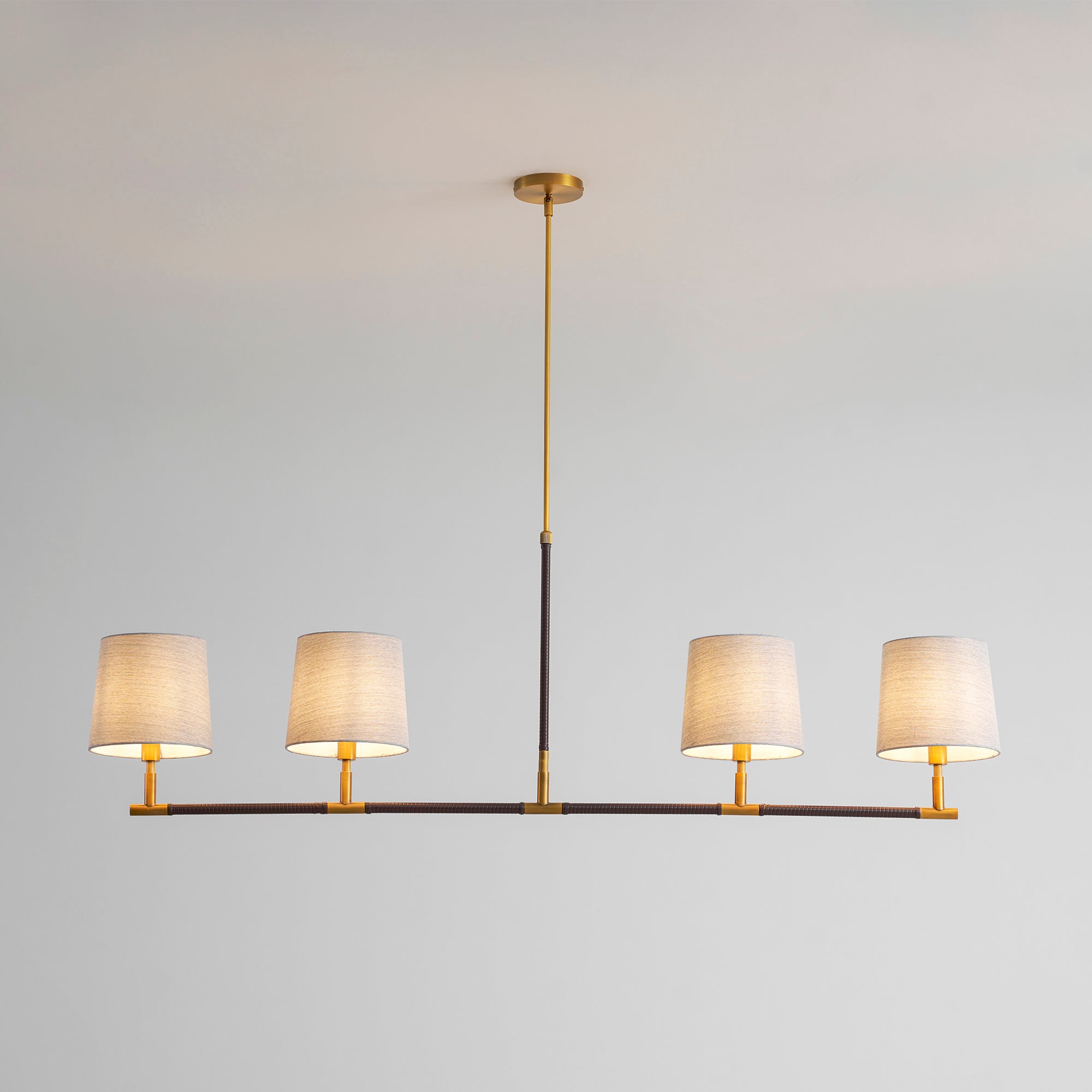 Huxley Linear Fabric Chandelier