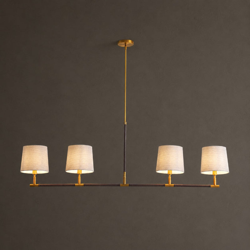 Huxley Linear Fabric Chandelier