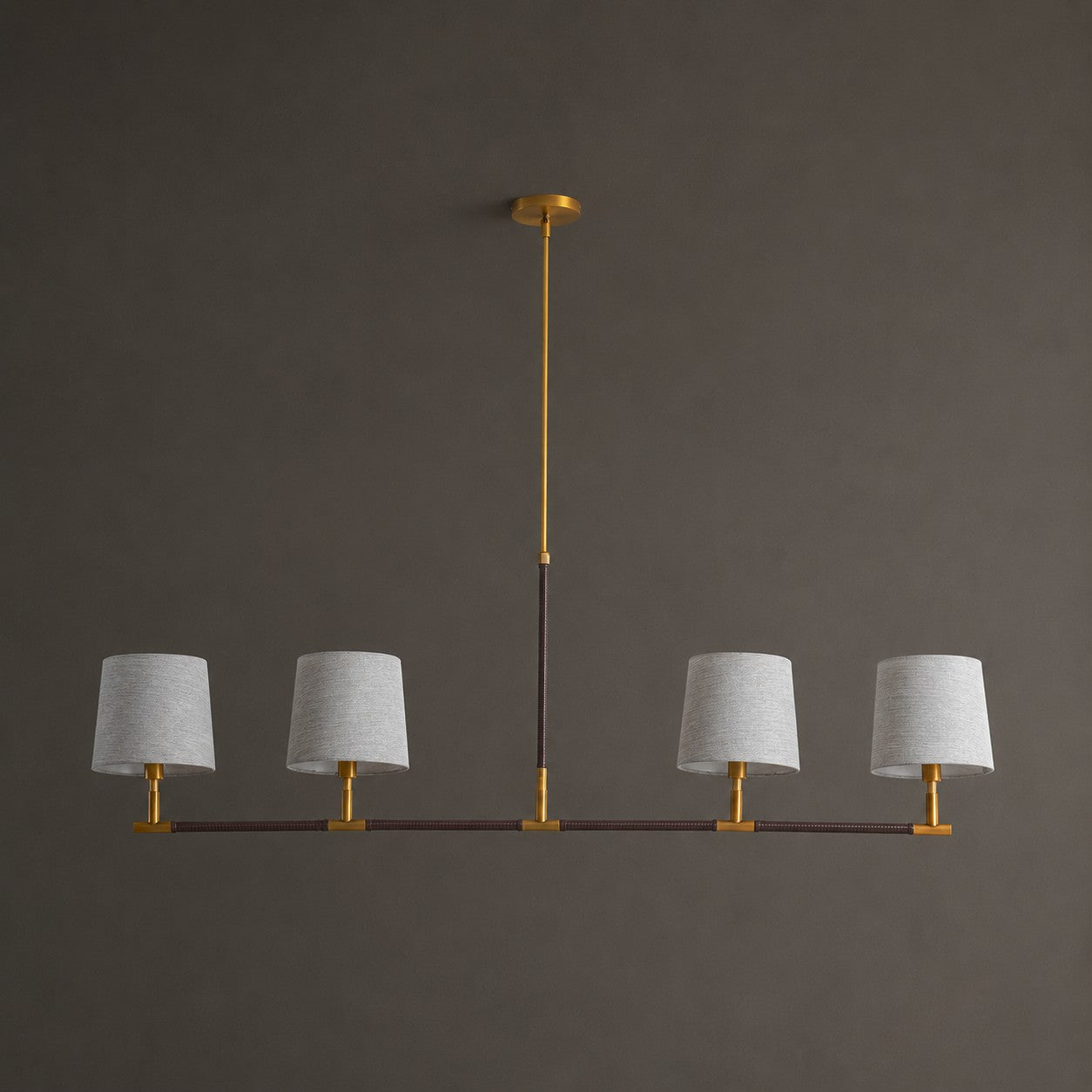 Huxley Linear Fabric Chandelier