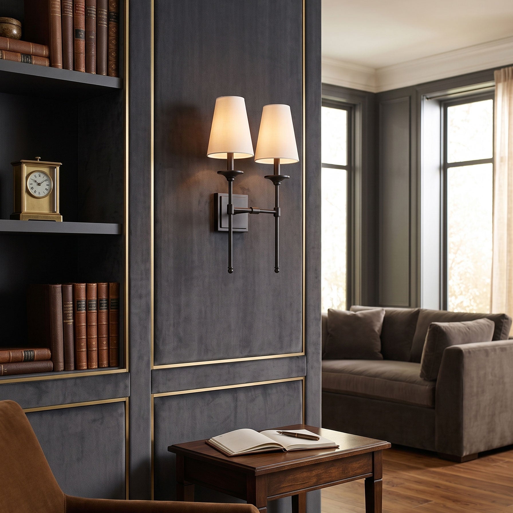 Ida Classic Fabric Wall Sconce