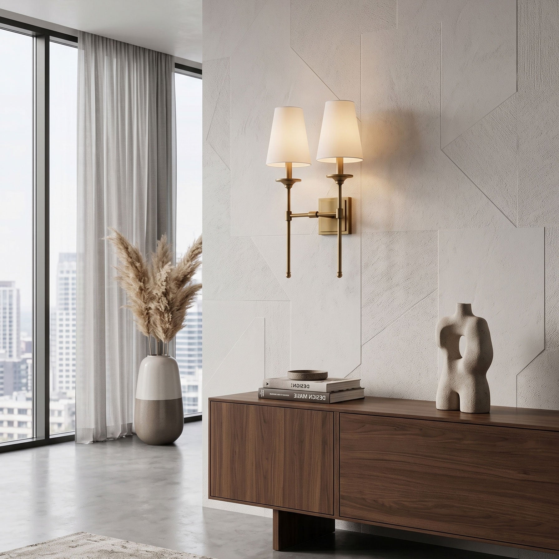 Ida Classic Fabric Wall Sconce