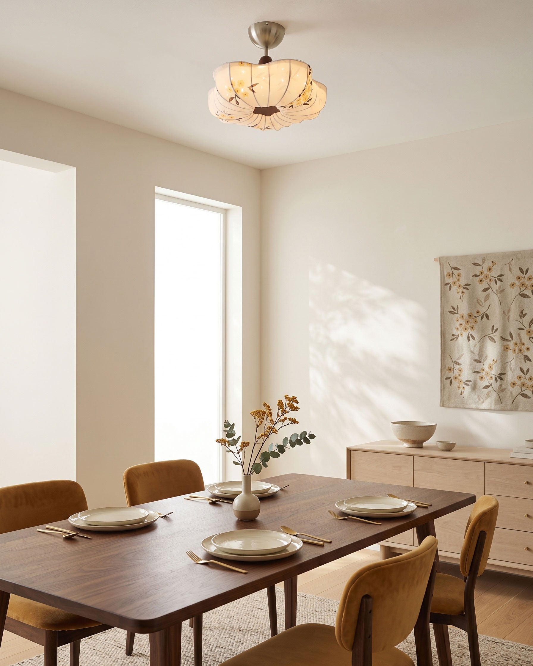 Imogen Botanical Flush Mount