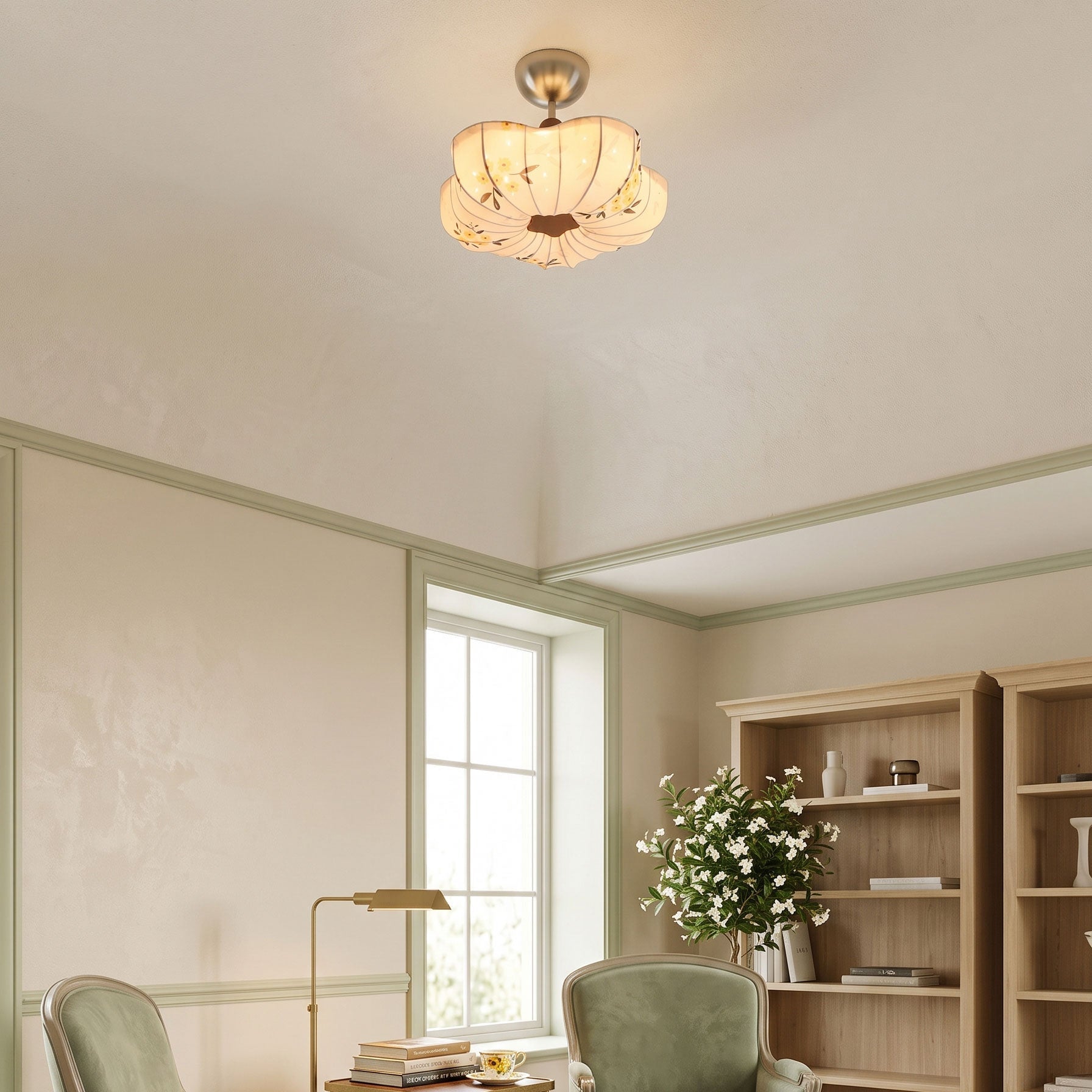 Imogen Botanical Flush Mount