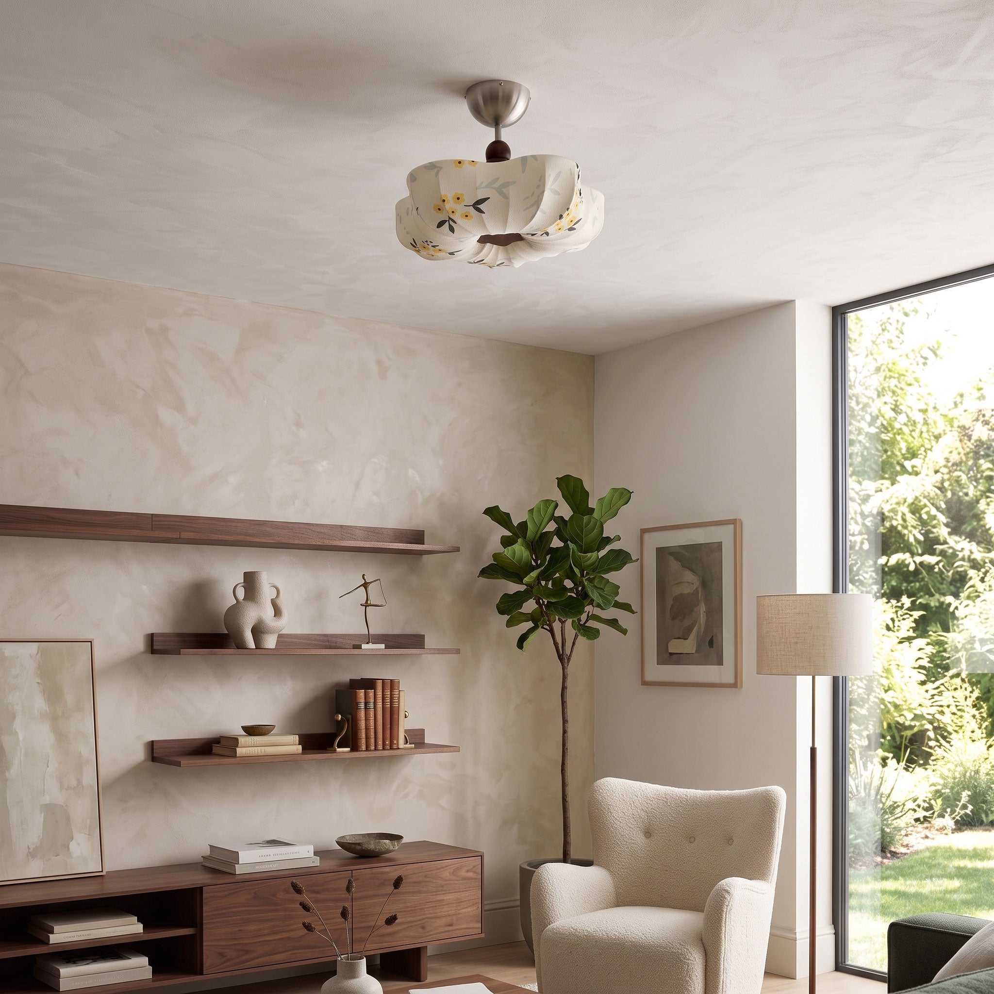 Imogen Botanical Flush Mount
