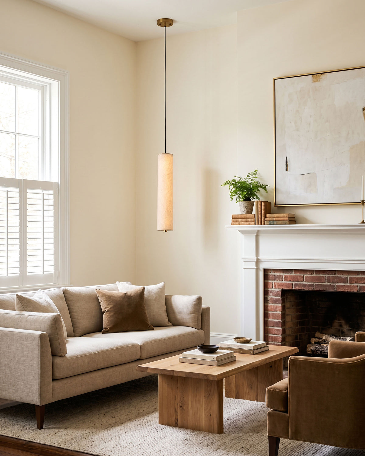Ingrid Natural Silk Pendant Light – detail 21