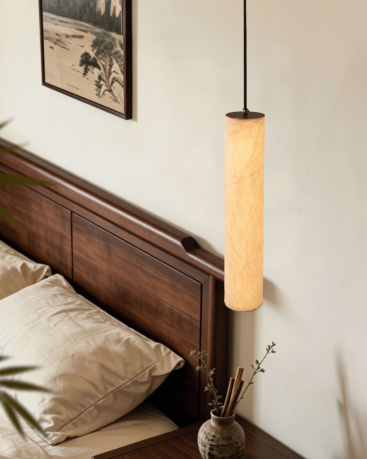 Ingrid Natural Silk Pendant Light – detail 24