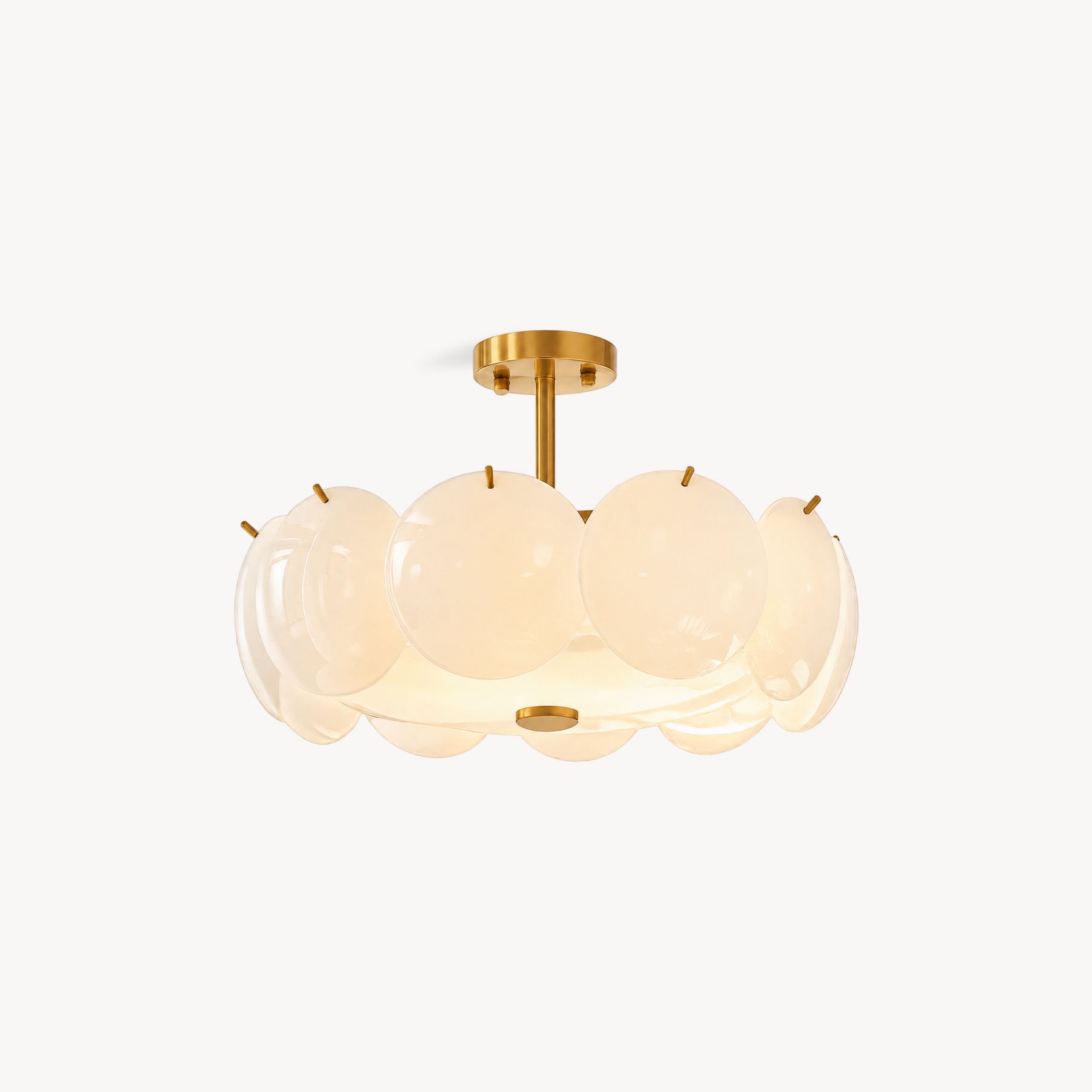 Isla Glass Flush Mount