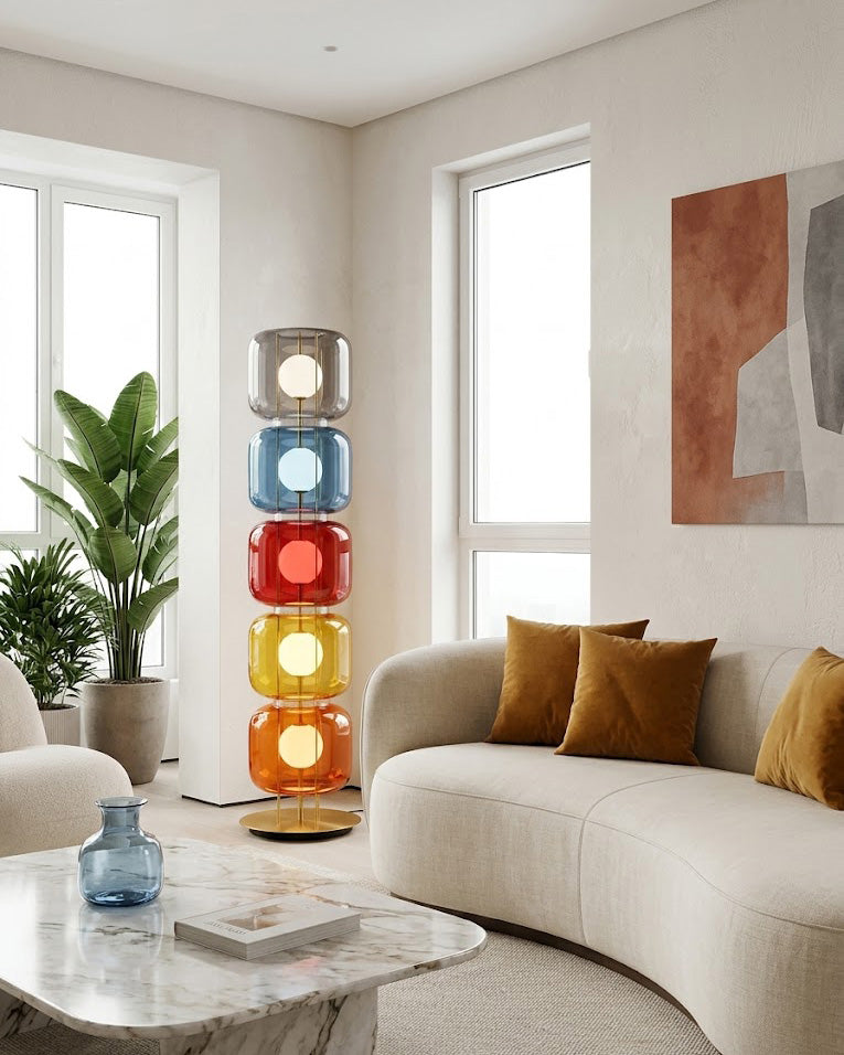 Jasper Colorblock Floor Lamp