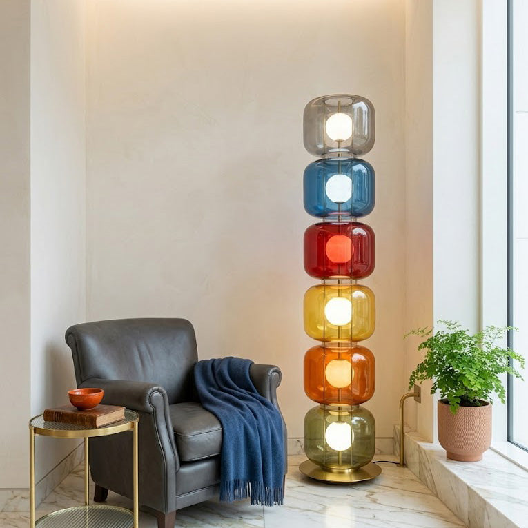 Jasper Colorblock Floor Lamp