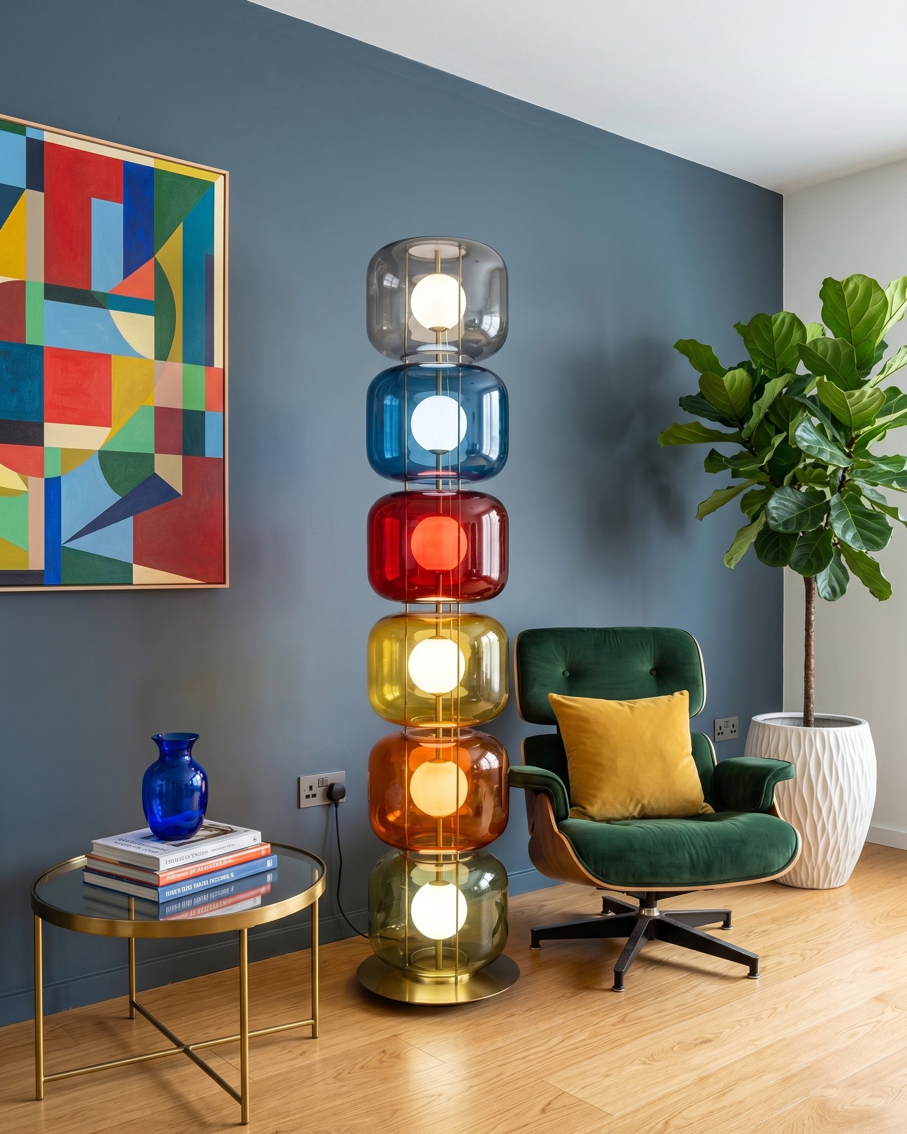 Jasper Colorblock Floor Lamp
