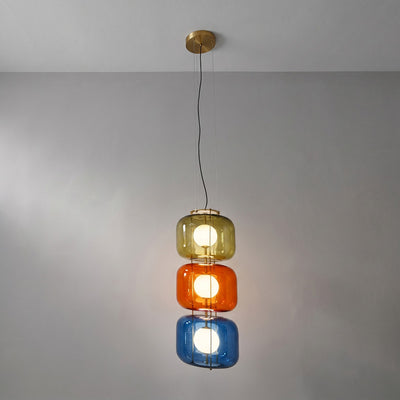 ∅ 11.8″ x H 29.9″ (Green + Red + Blue glass)