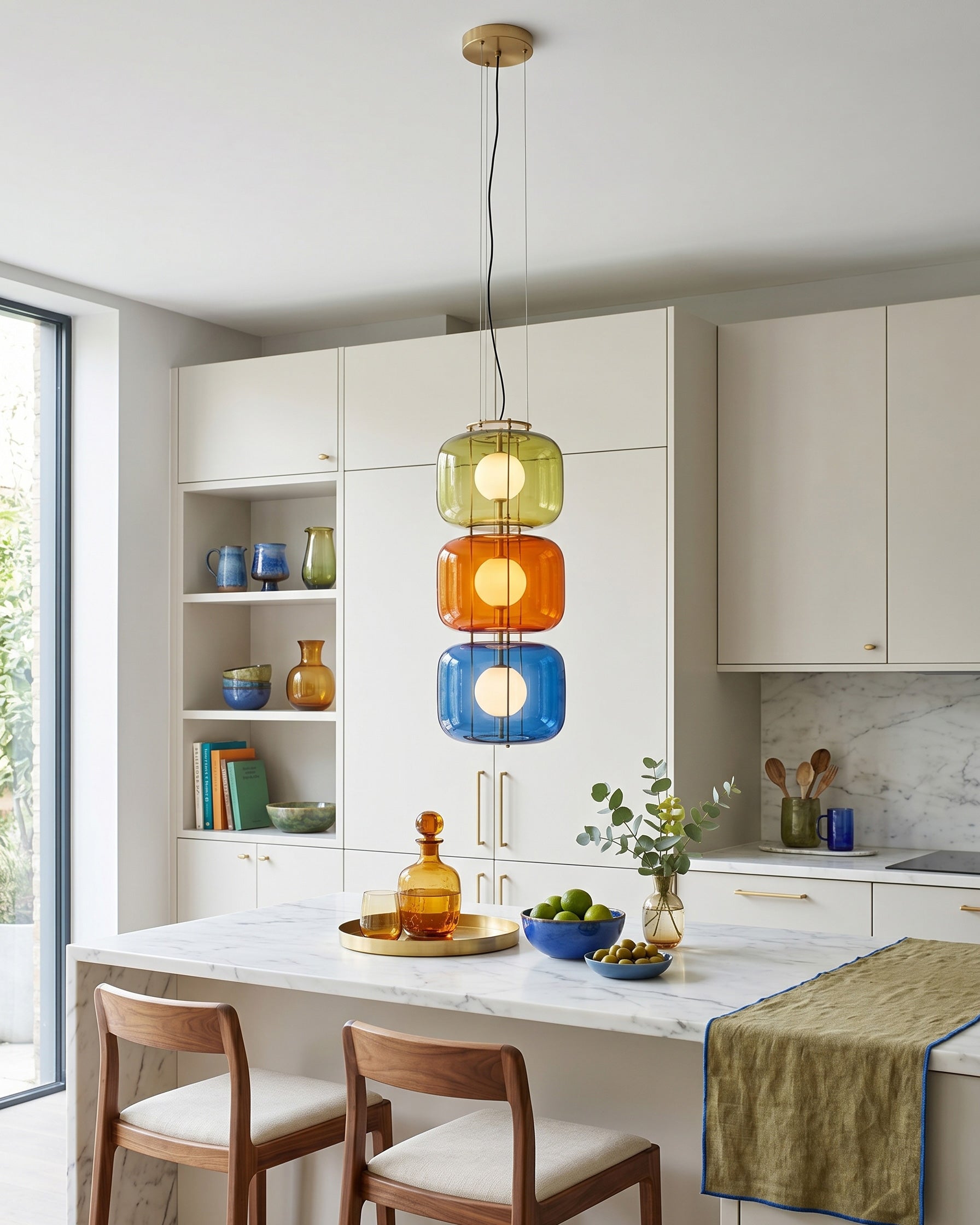Jasper Colorblock Pendant Light