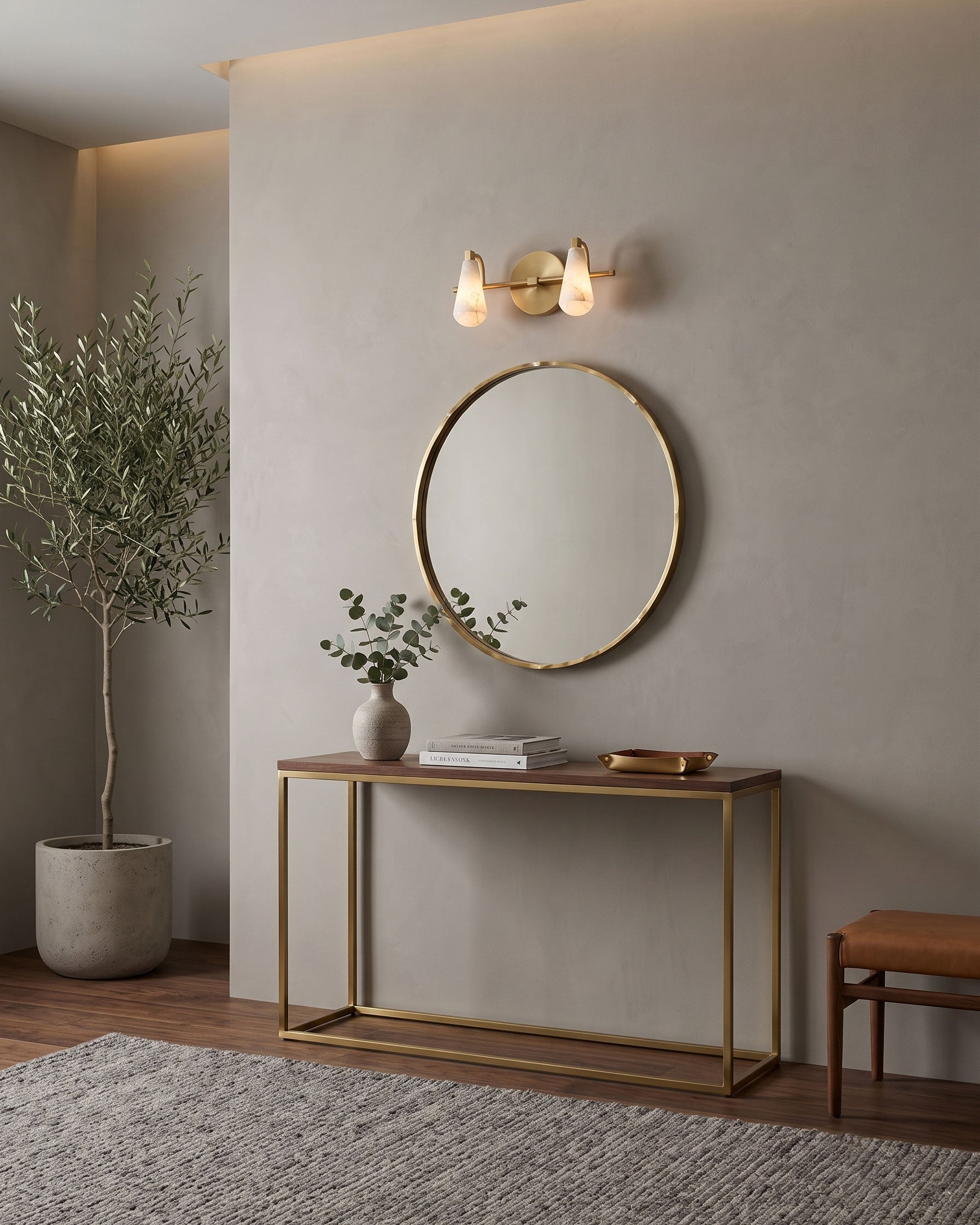 Jethro Alabaster Wall Sconce