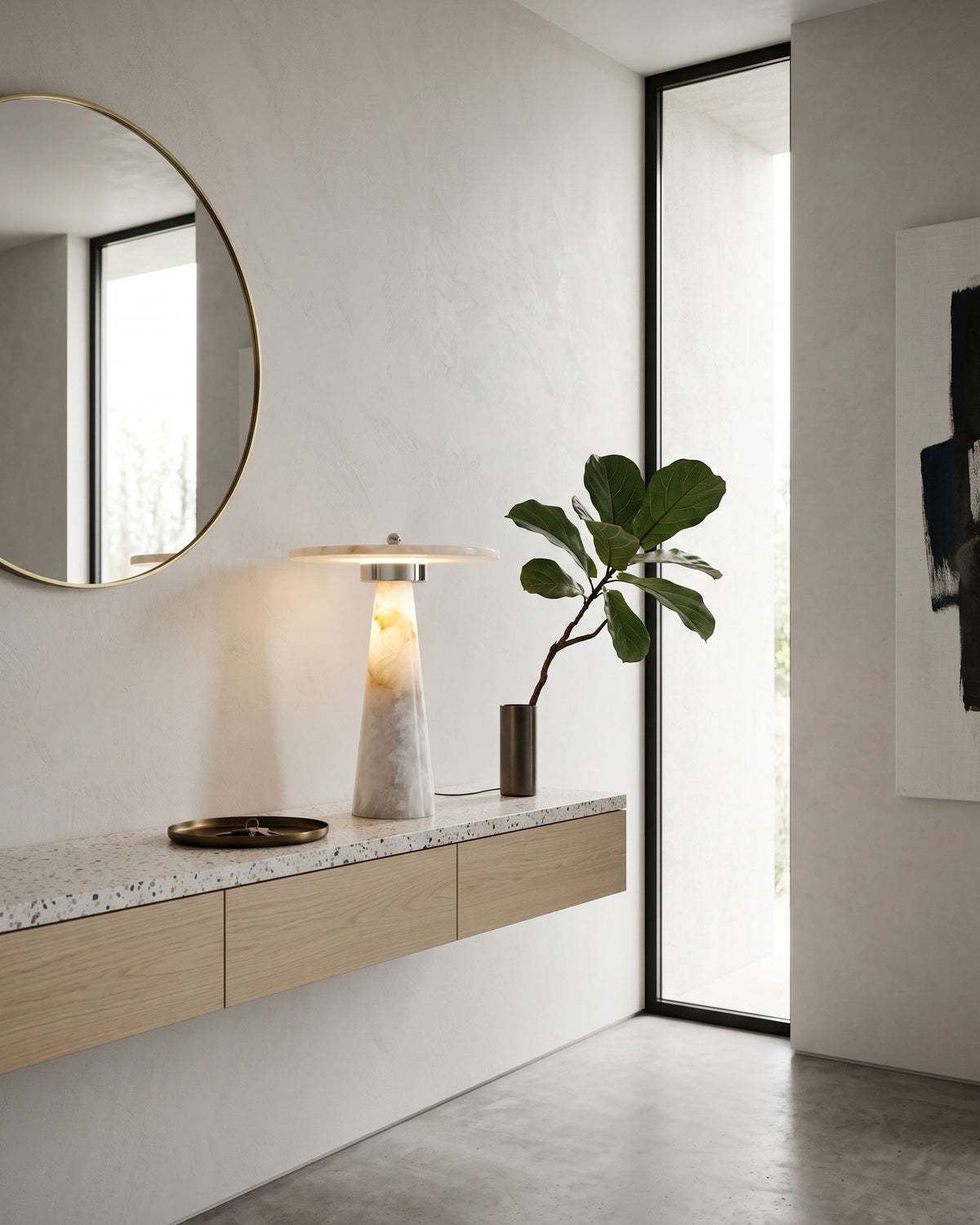Jory Alabaster Table Lamp