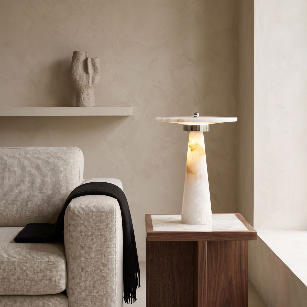 Jory Alabaster Table Lamp