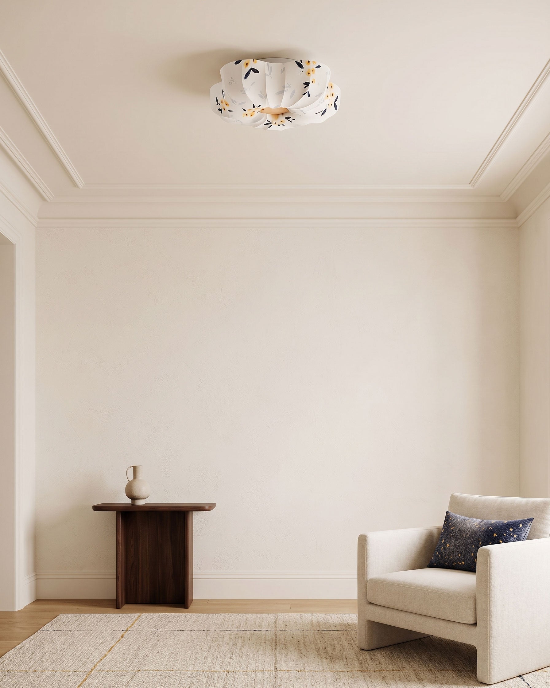 Junia Whimsical Floral Flush Mount