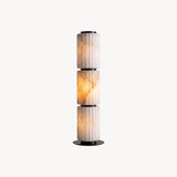Lampada da Terra Junius Column in Alabastro