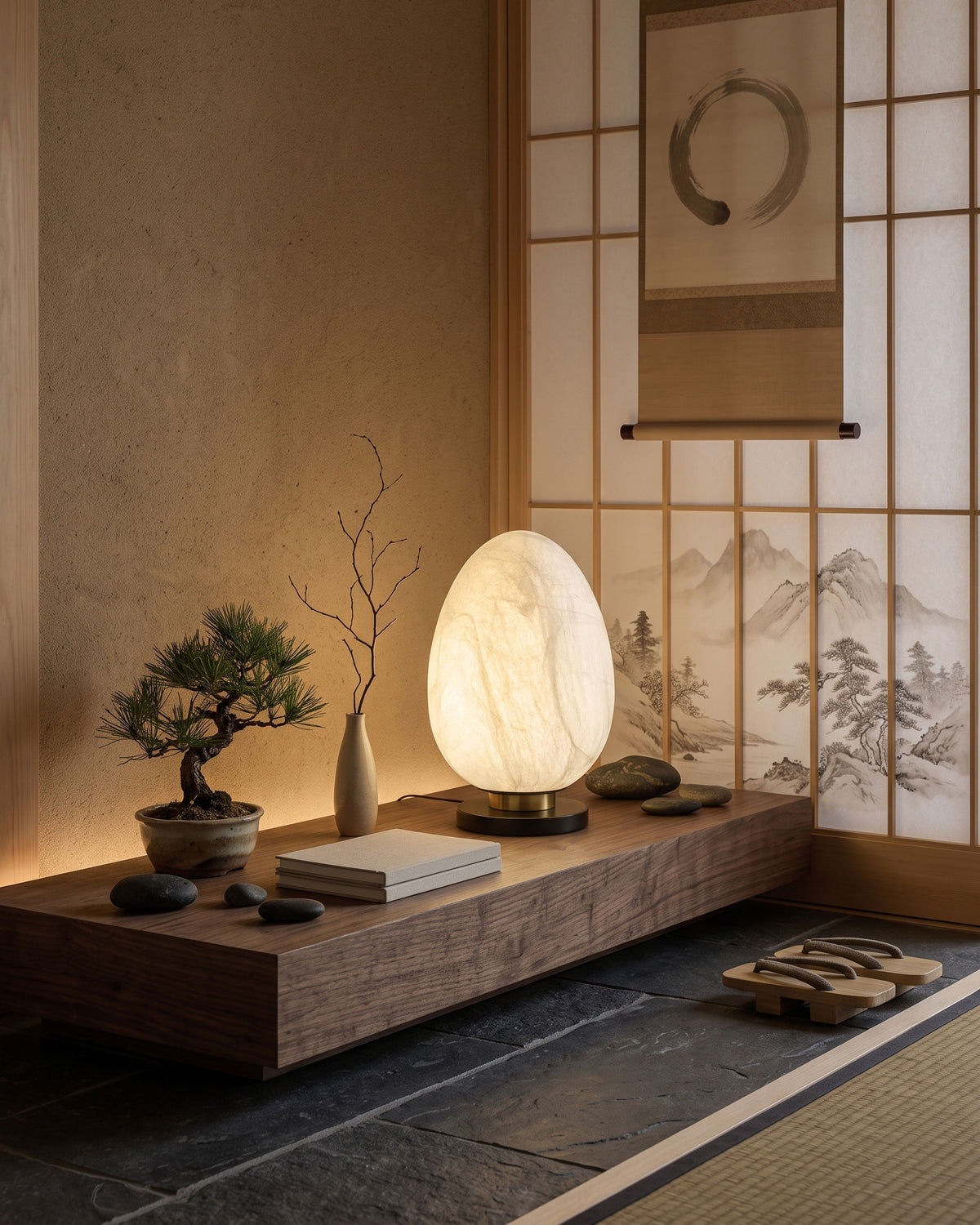 Keir Mulberry Silk Table Lamp