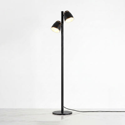 2 heads ∅ 11.8″ x H 47.2″ (Warm Light)