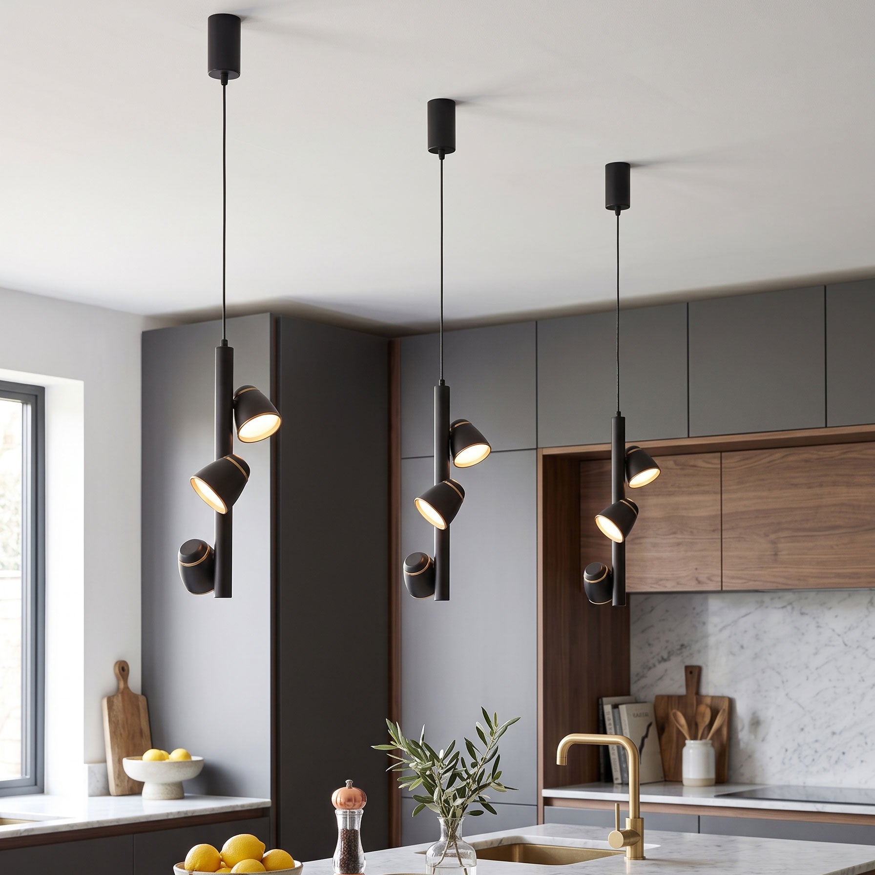 Rayonshine Kellan Multi-Light Pendant Light — Detail View 7