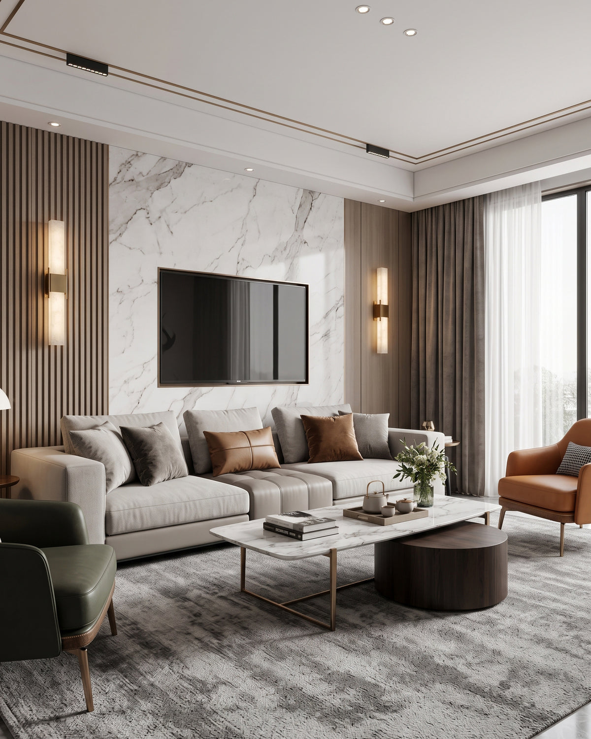 مصباح Kensington Alabaster الجداري