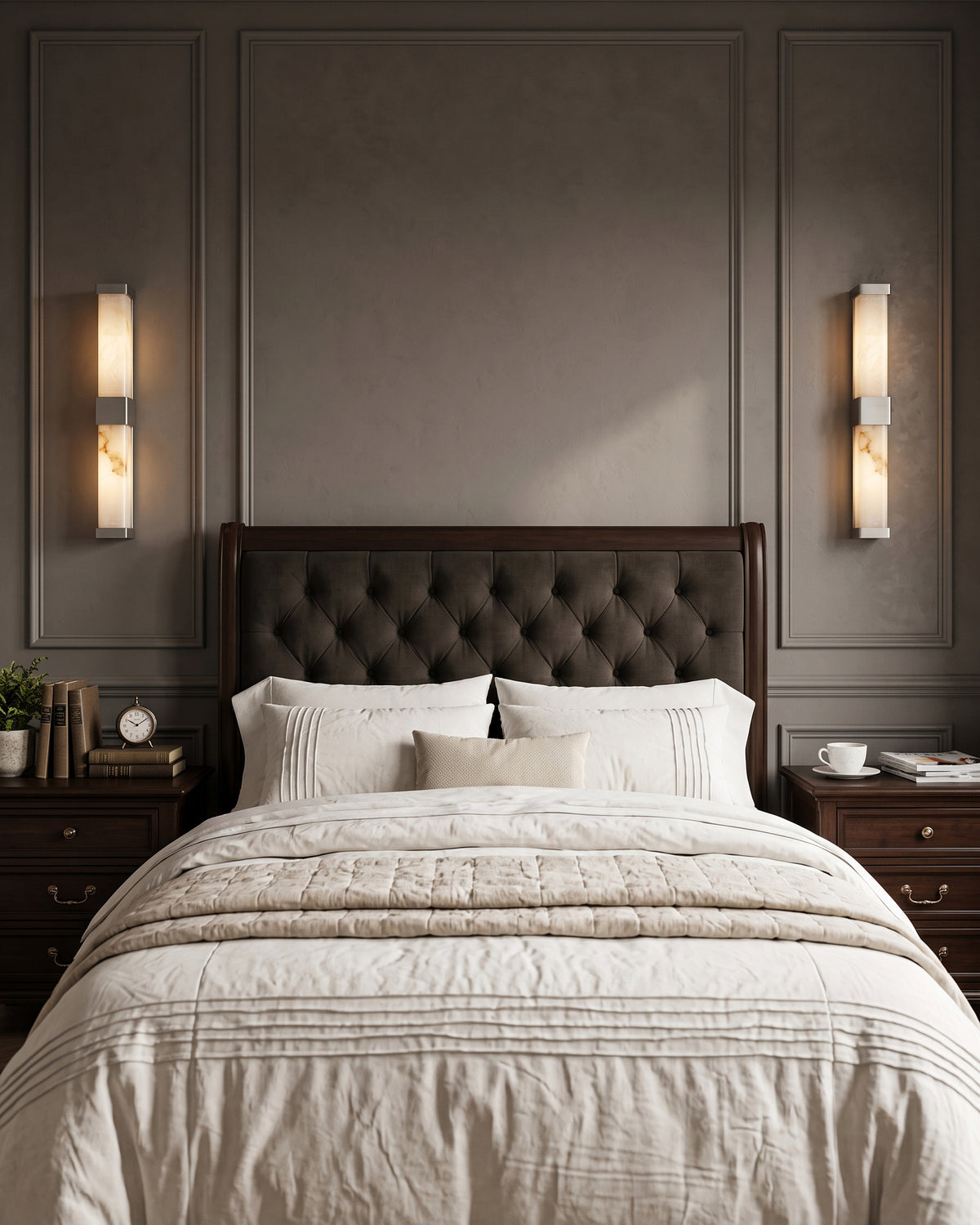 مصباح جداري Kensley الألباستر LED