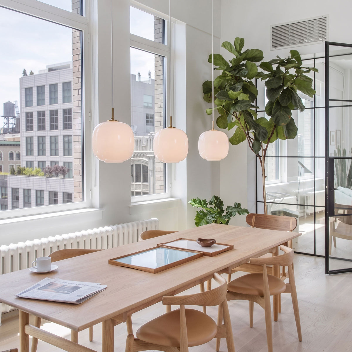Kester Opal Pendant Light