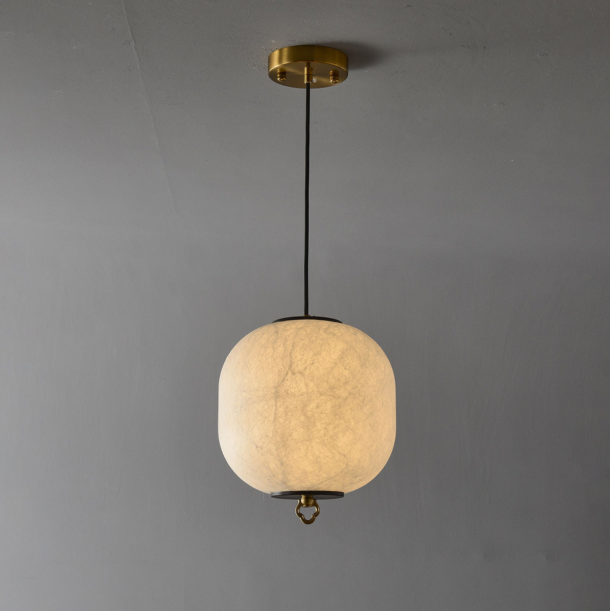 Kian Mulberry Silk Pendant Light