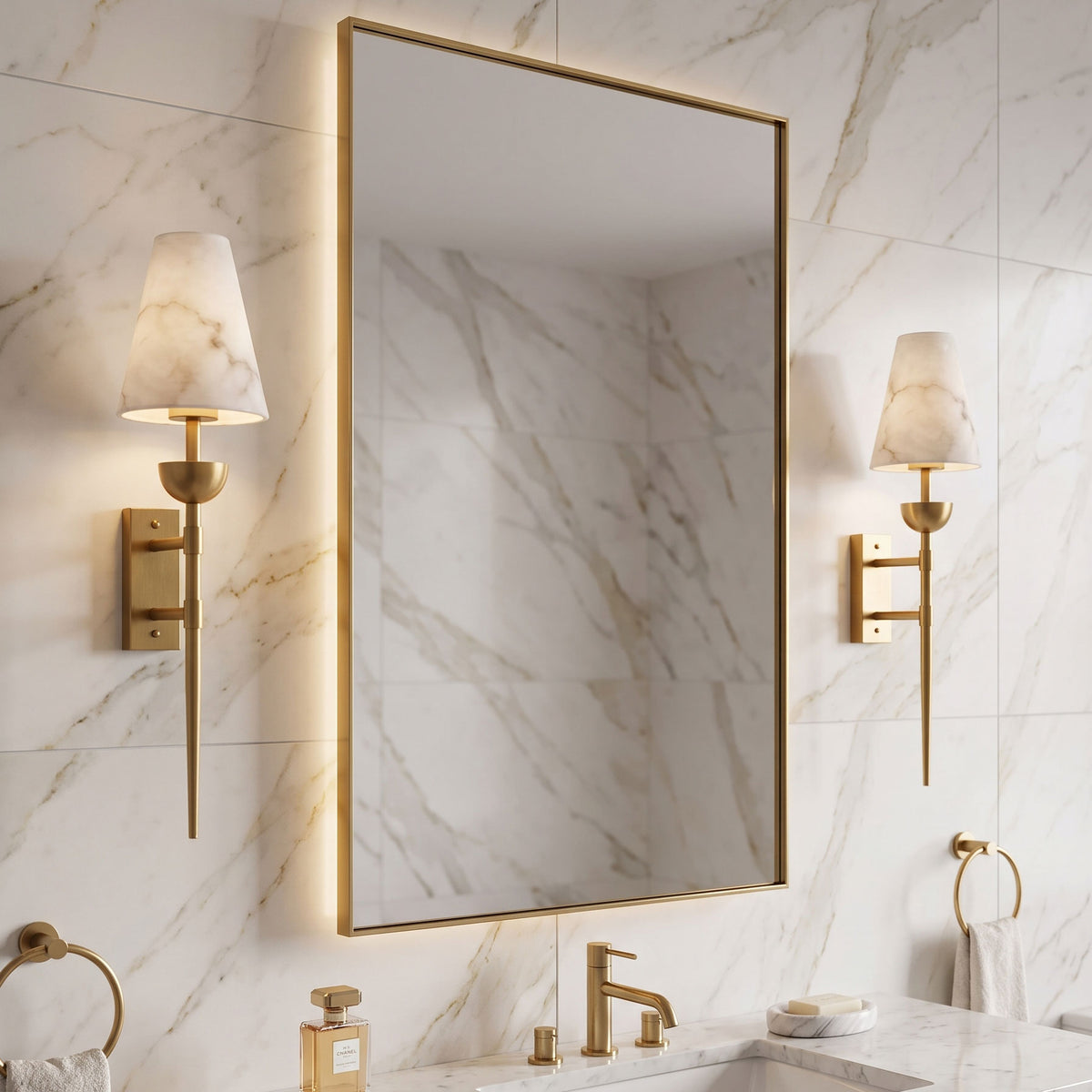 Kincaid Alabaster Wall Sconce